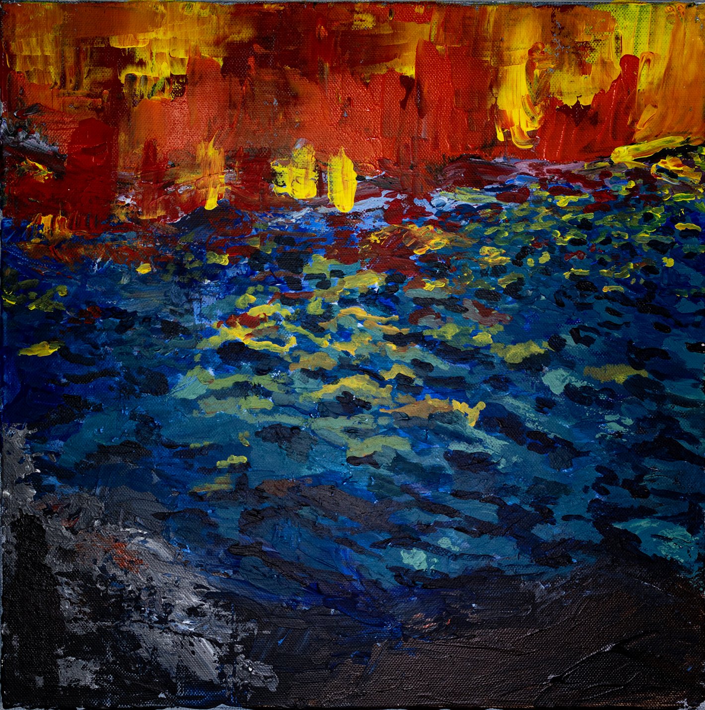 Gemälde The World 3 von Deniz Baskoc