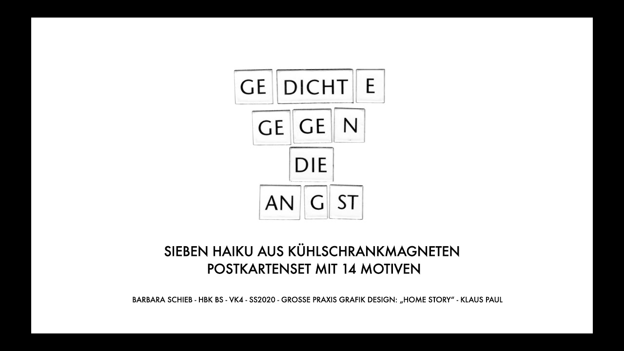 Gedichte gegen die Angst — Barbara Schieb