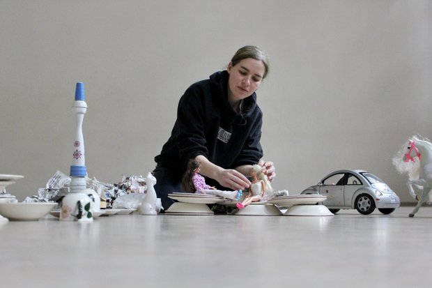 Soloperformance "babymaker", 2022. Foto: Aïsha Mia Lethen
